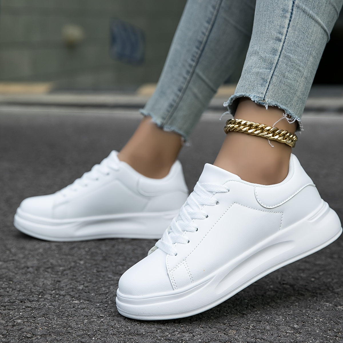 Kvinder Præmie Læder Sneakers - Debera