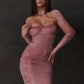 Gannet - Elegant pink kjole til kvinder