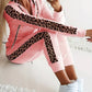Trendy træningsdragt med leopardprint til kvinder - Penrose