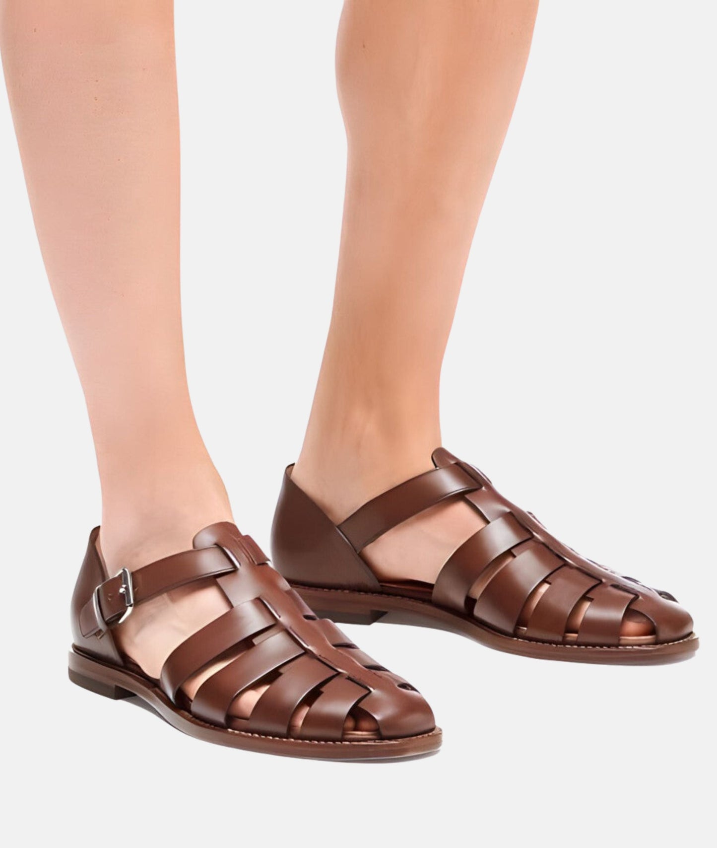 Moderigtige stropsandaler med et elegant snit - Vanessa
