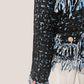 Tweedblazer med frynsede kanter - Blanca