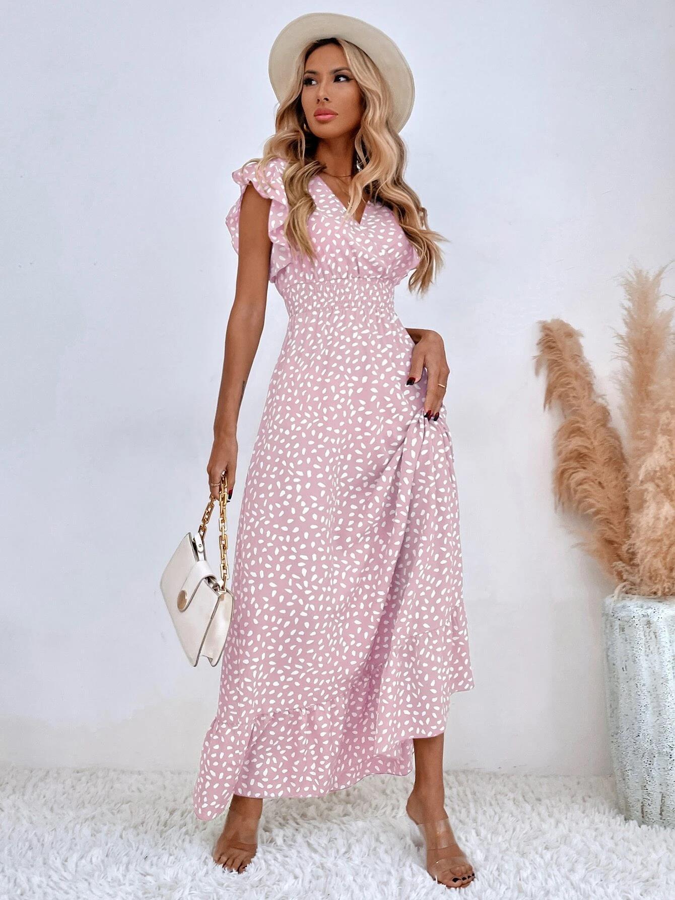 Kadia - Elegant kjole med print