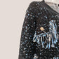 Tweedblazer med frynsede kanter - Blanca