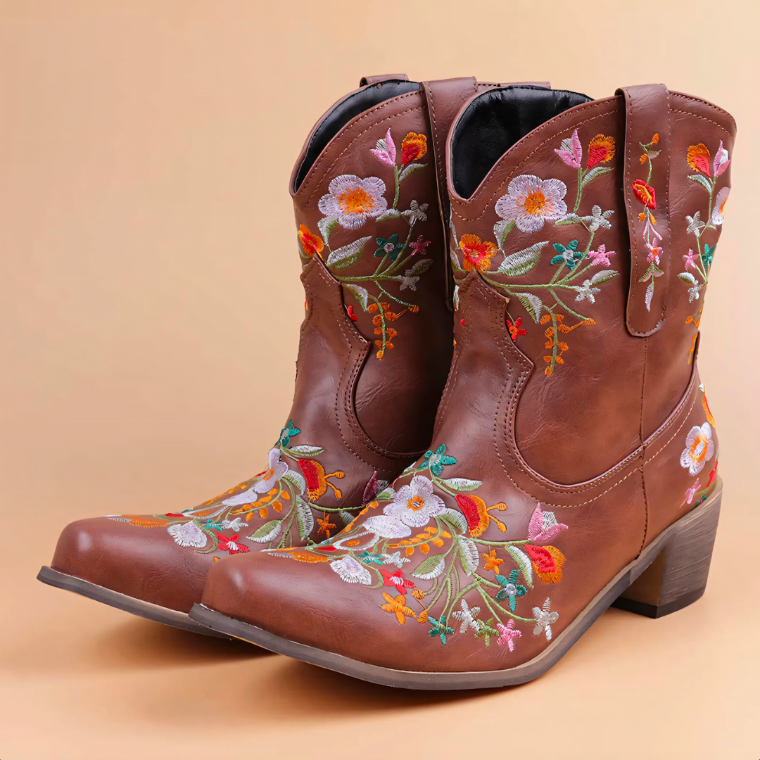 Kirstine - Vejrbestandige Cowgirl-vintage-støvler