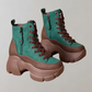Chunky Heels-støvler i punk-stil - Lexia