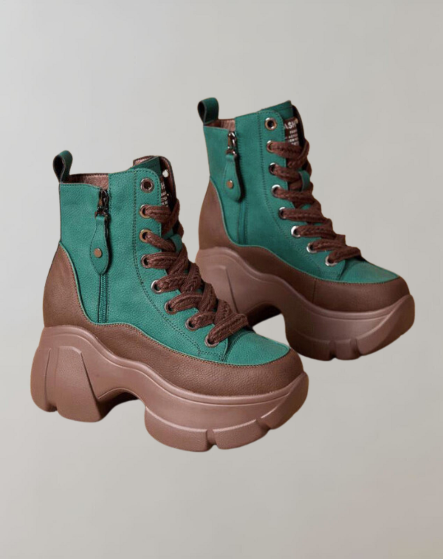 Chunky Heels-støvler i punk-stil - Lexia