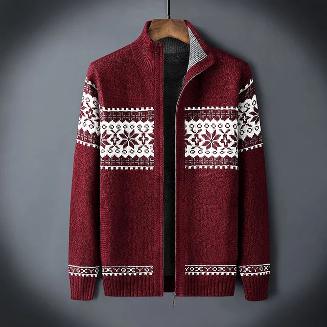 Stilfuld jacquard trøje - Manson