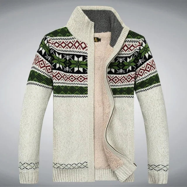 Stilfuld jacquard trøje - Manson