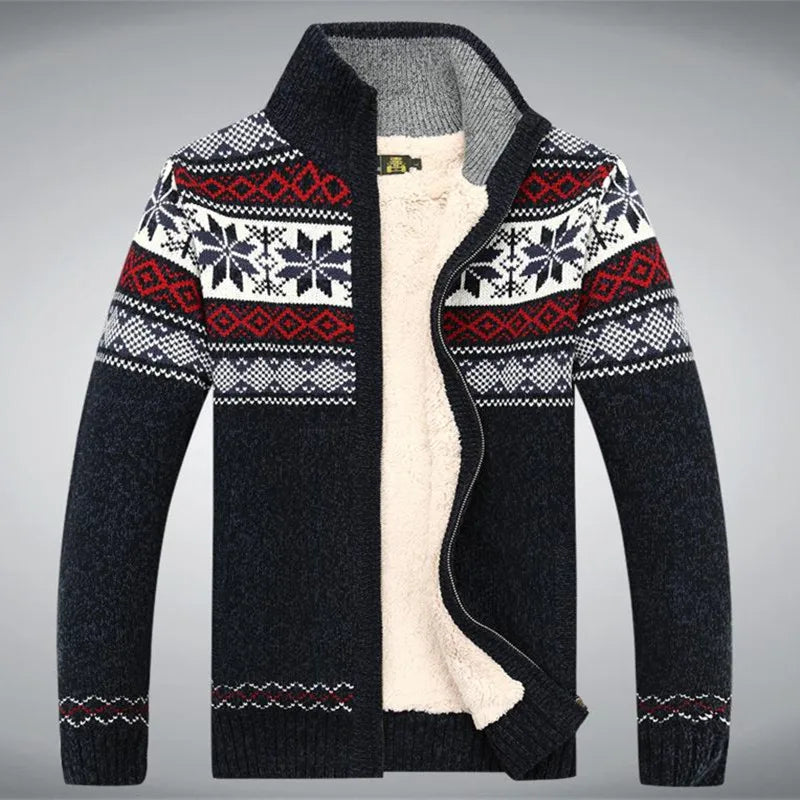 Stilfuld jacquard trøje - Manson