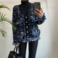 Tweedblazer med frynsede kanter - Blanca