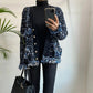 Tweedblazer med frynsede kanter - Blanca