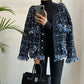 Tweedblazer med frynsede kanter - Blanca