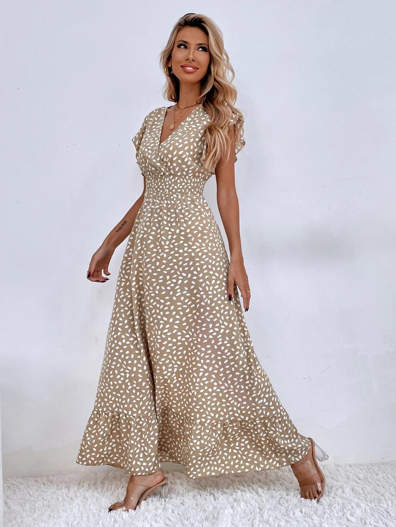 Kadia - Elegant kjole med print