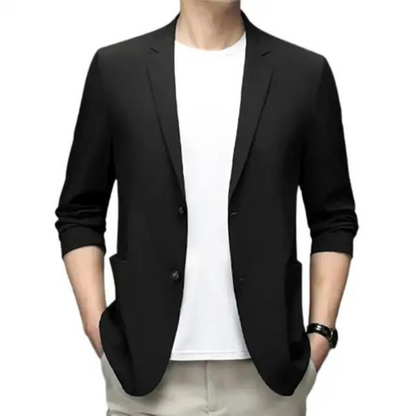 Business style sort enkel let jakke herre - Arthur