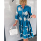 Wilda - Vintage Sommer A-line Kjole