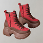 Chunky Heels-støvler i punk-stil - Lexia