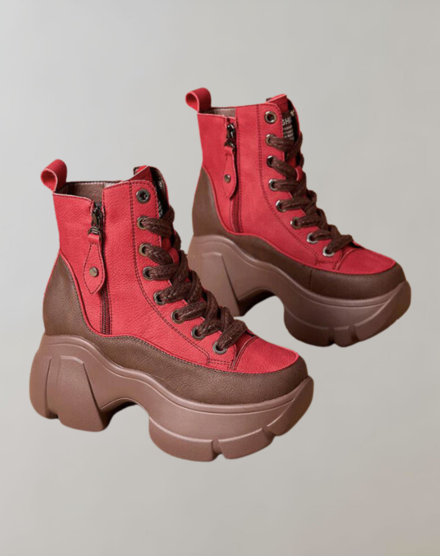 Chunky Heels-støvler i punk-stil - Lexia