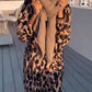 Bernadette - Kjole med Leopardprint