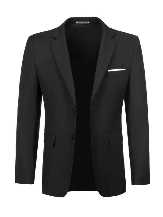 August - Jakkesæt med blazer og bukser med to knapper til mænd