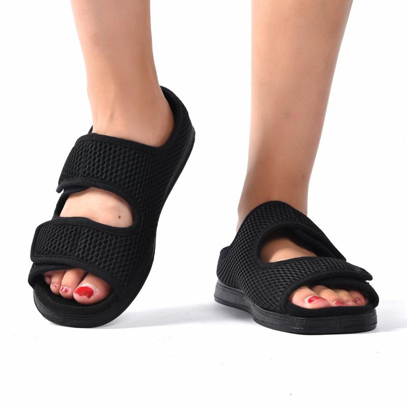 Brede sandaler med åben tå - Vivienne