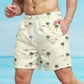 Strandshorts med palmemønster - Milas