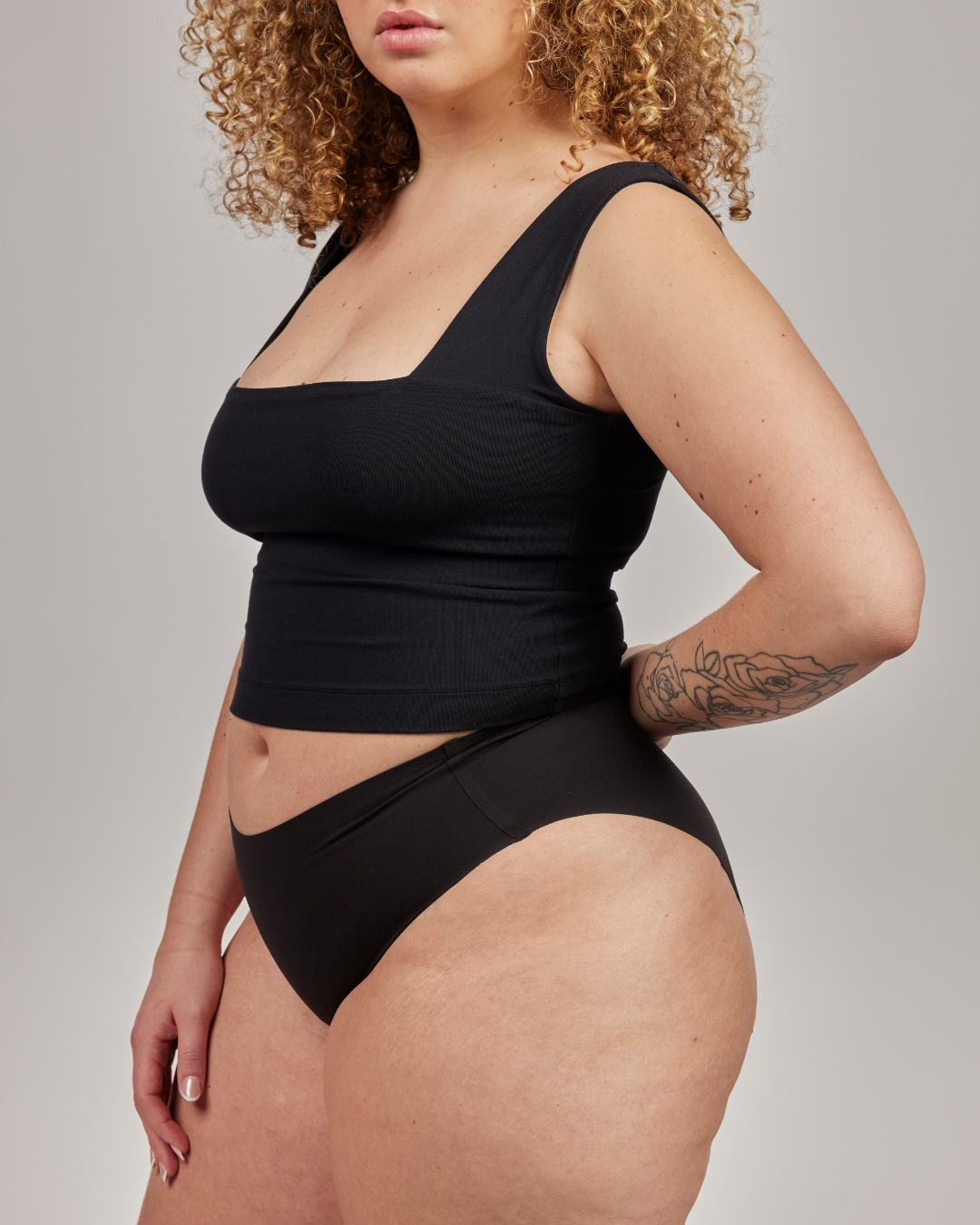 Dobbeltfoldet singlet-bh - Ember