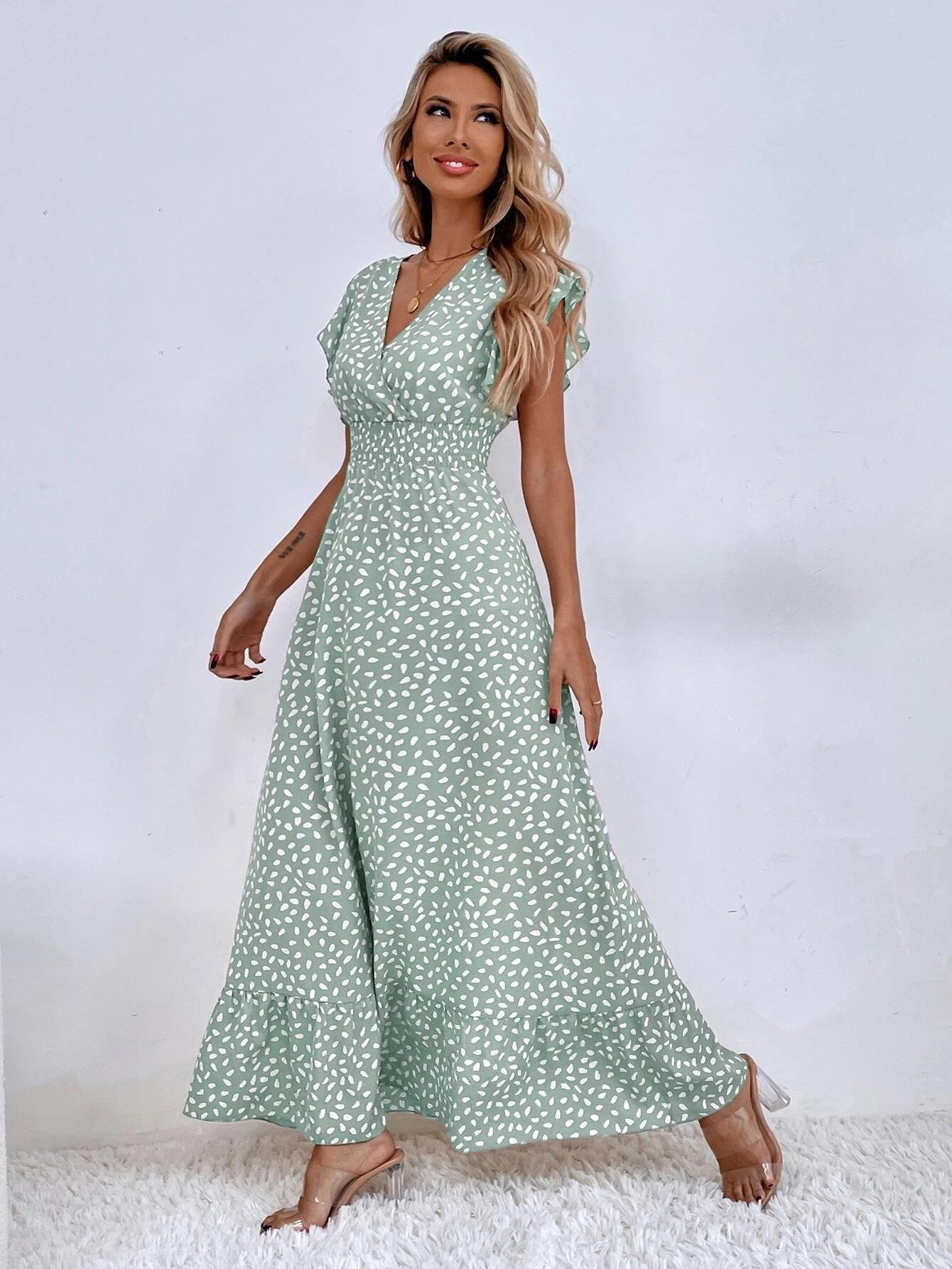 Kadia - Elegant kjole med print