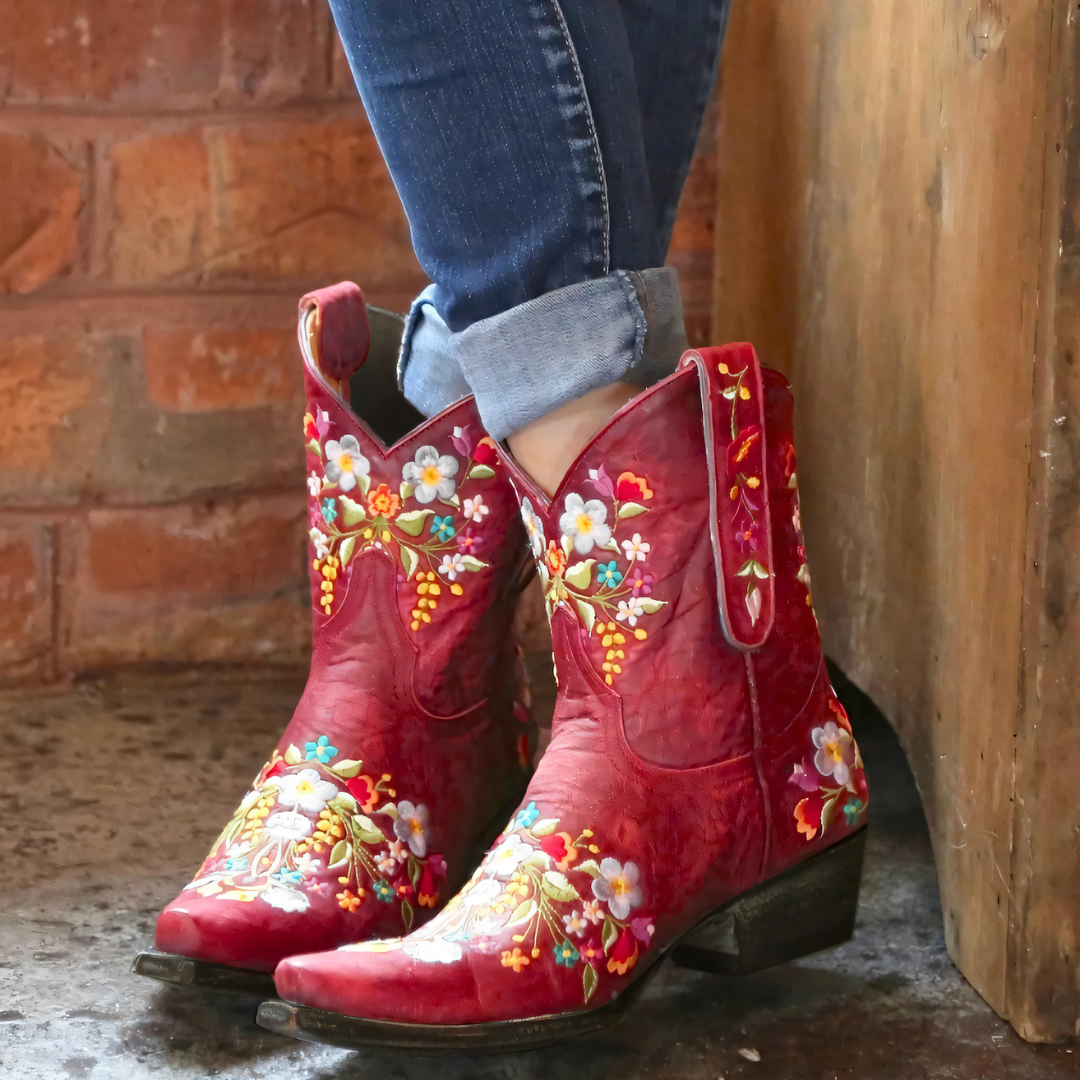 Kirstine - Vejrbestandige Cowgirl-vintage-støvler