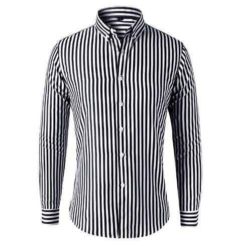 Severin - Business Casual Stribet Skjorte