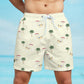 Strandshorts med palmemønster - Milas