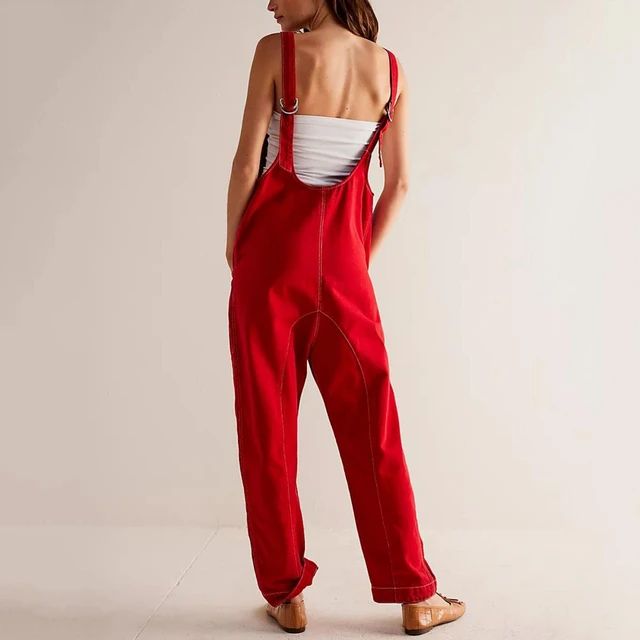 Denim jumpsuit med justerbare stropper - Ariyah