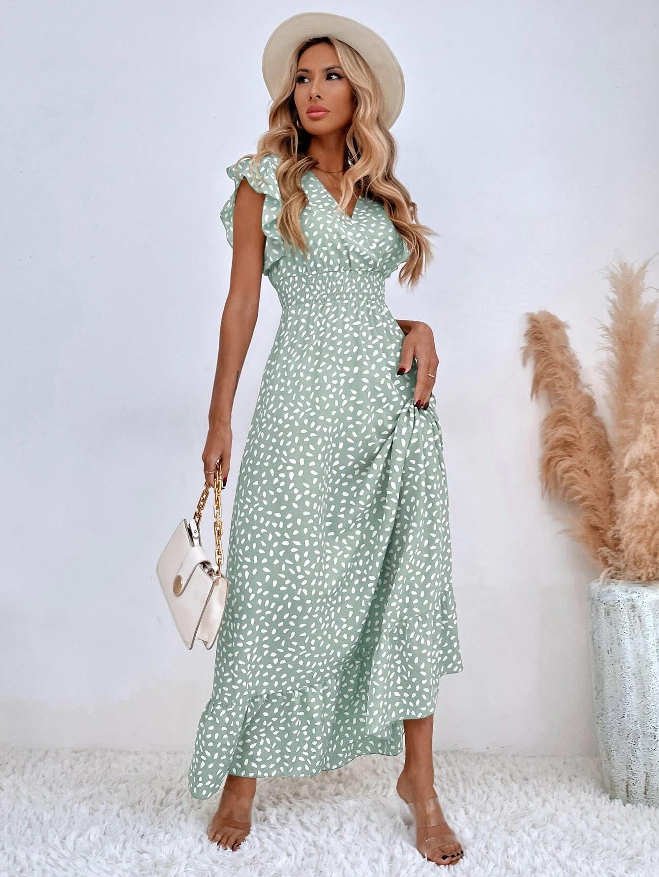 Kadia - Elegant kjole med print