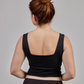 Dobbeltfoldet singlet-bh - Ember