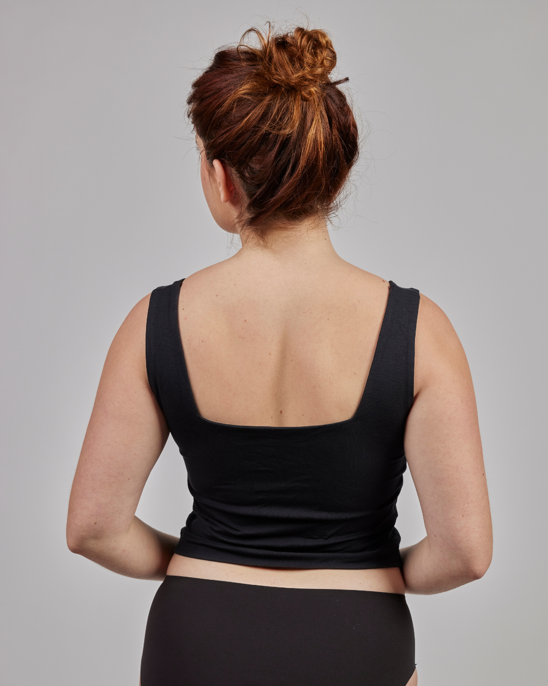 Dobbeltfoldet singlet-bh - Ember