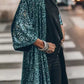 Mechtilde - Glamour-pailletkimono med klokkeærmer