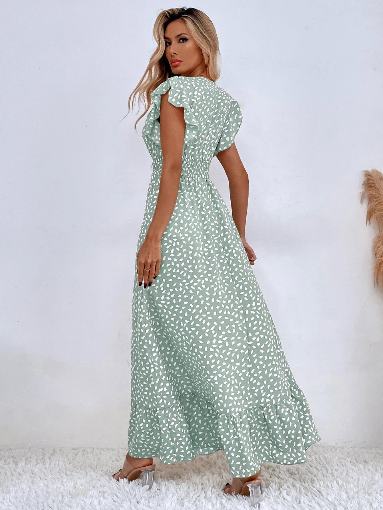 Kadia - Elegant kjole med print