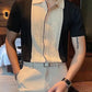 Poloshirt til mænd Fashion Strikket Stribet - Mathias