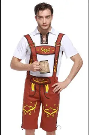 Traditionelt kostume til mænd med forklæde og bluse - Zindar