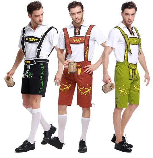 Traditionelt kostume til mænd med forklæde og bluse - Zindar