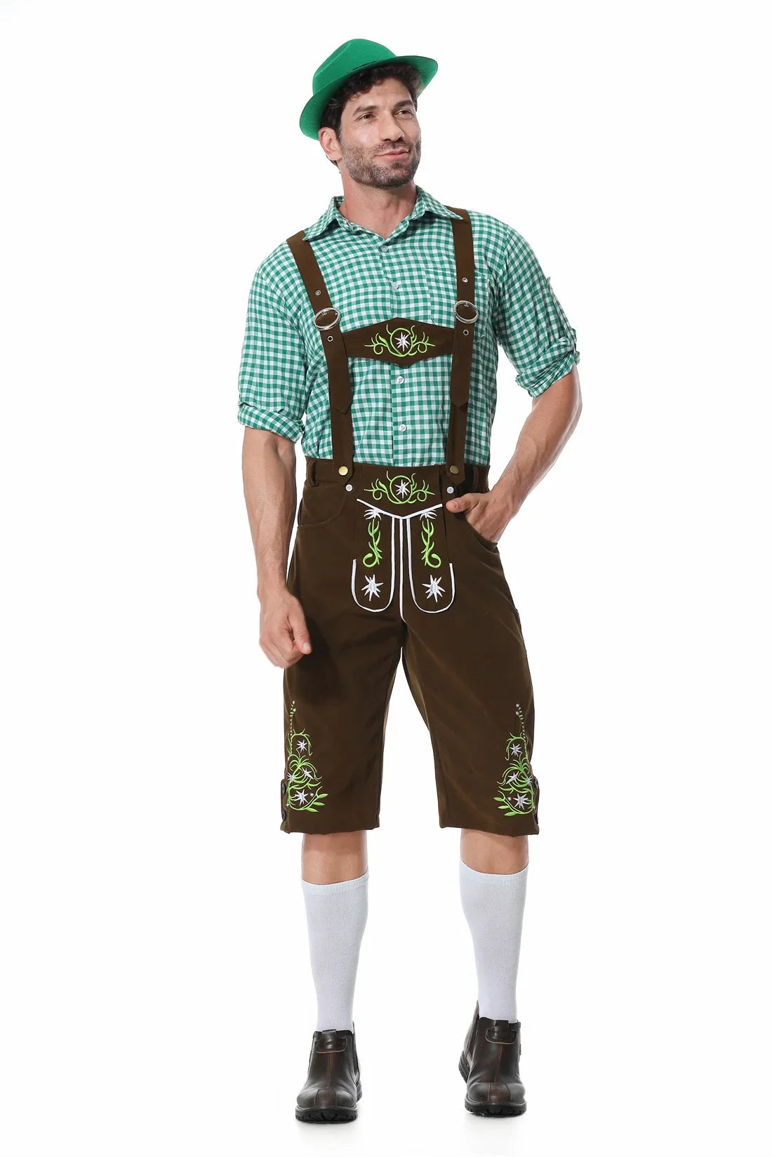 Grønne Oktoberfest Lederhosen - Gaviano