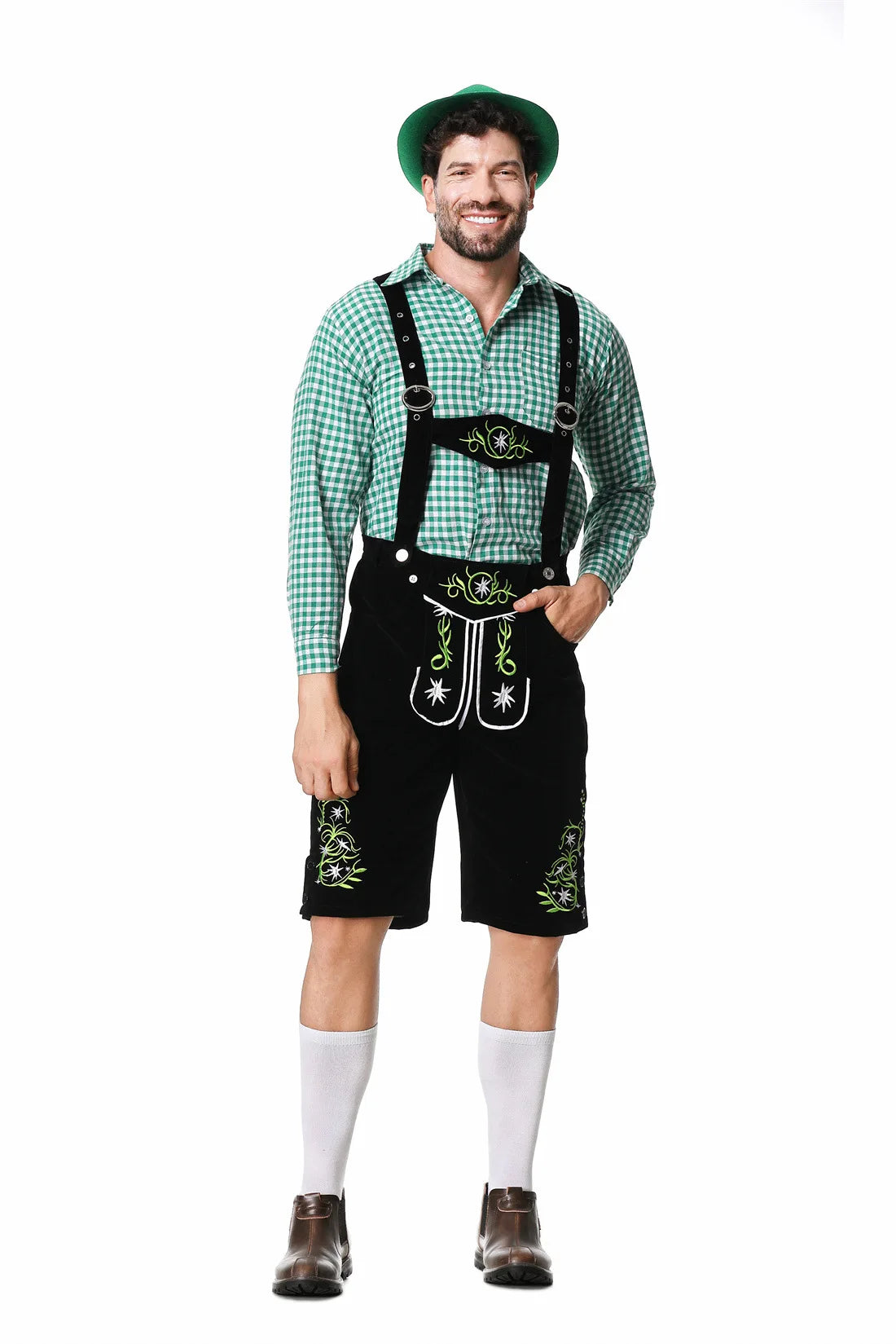 Grønne Oktoberfest Lederhosen - Gaviano