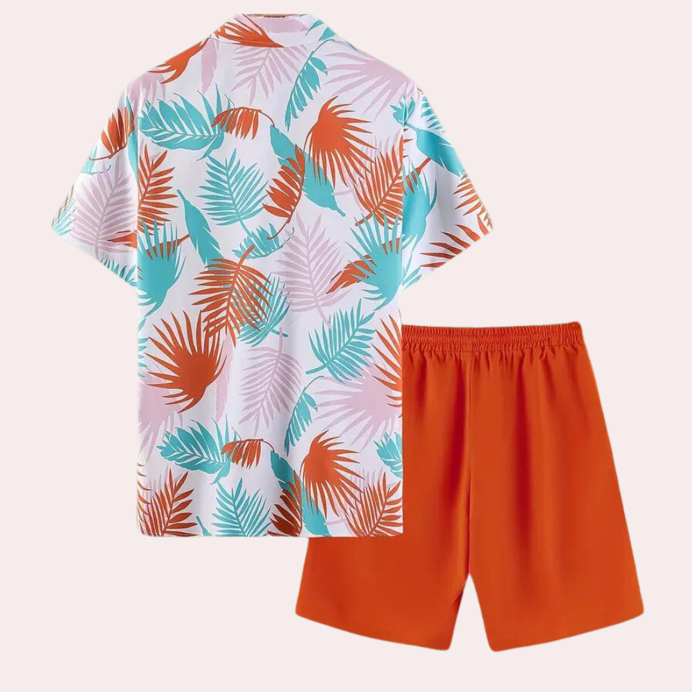 Hawaii-sæt med to dele sommertøj til mænd - Birger