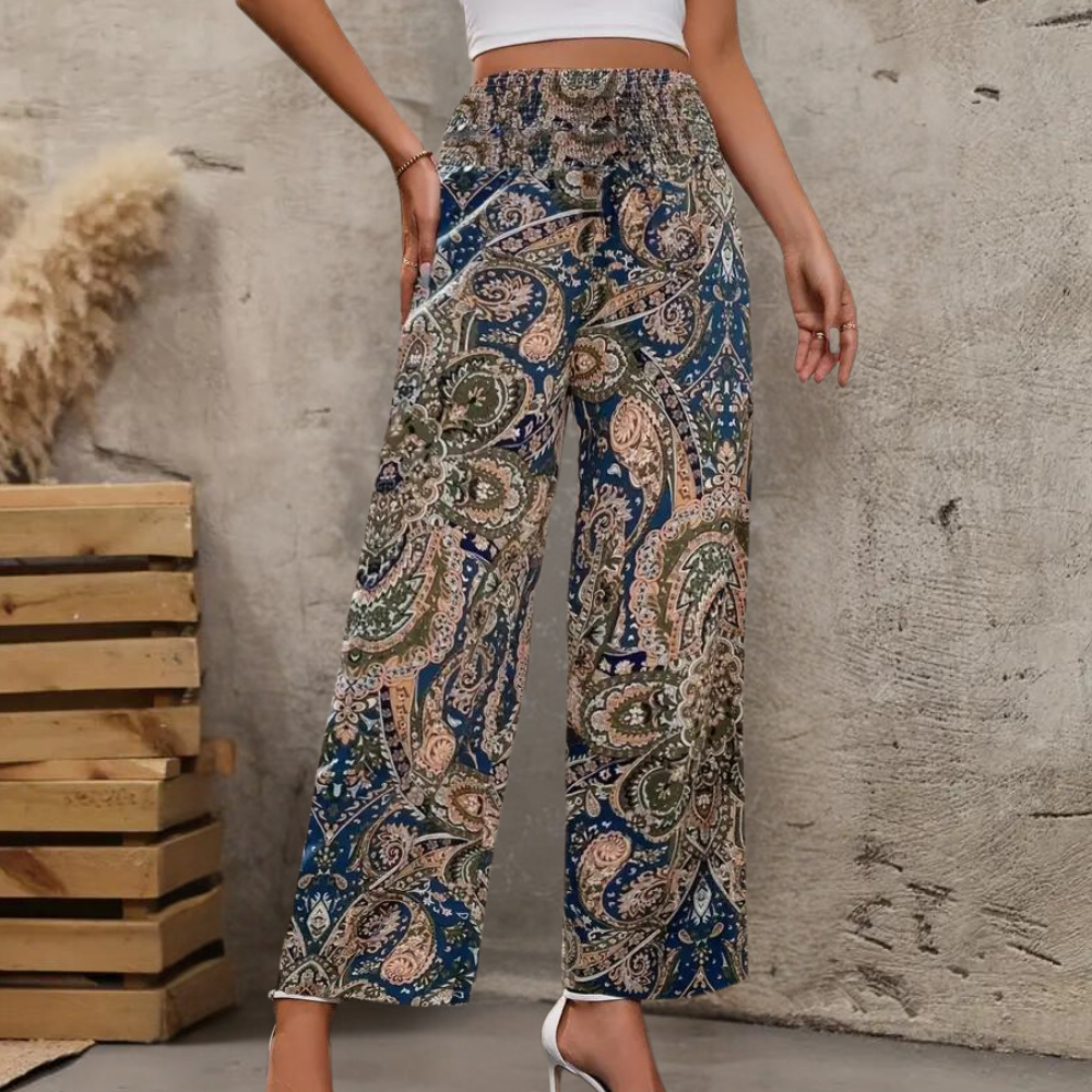 Boheme Farverige vintage-bukser - Brid