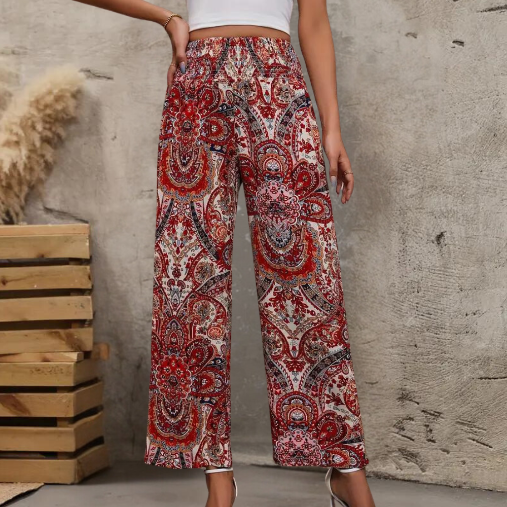 Boheme Farverige vintage-bukser - Brid