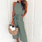 Zara - Elegant stribet jumpsuit