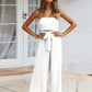 Erisha - Elegant stropløs jumpsuit