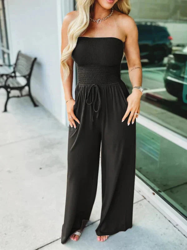 Kvinder Stilfuld Ærmeløs Jumpsuit - Sherol