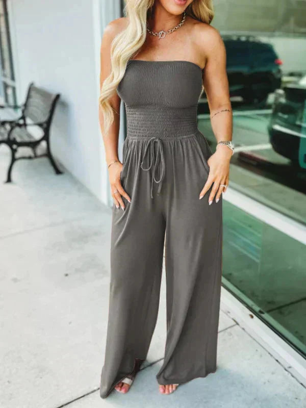 Kvinder Stilfuld Ærmeløs Jumpsuit - Sherol