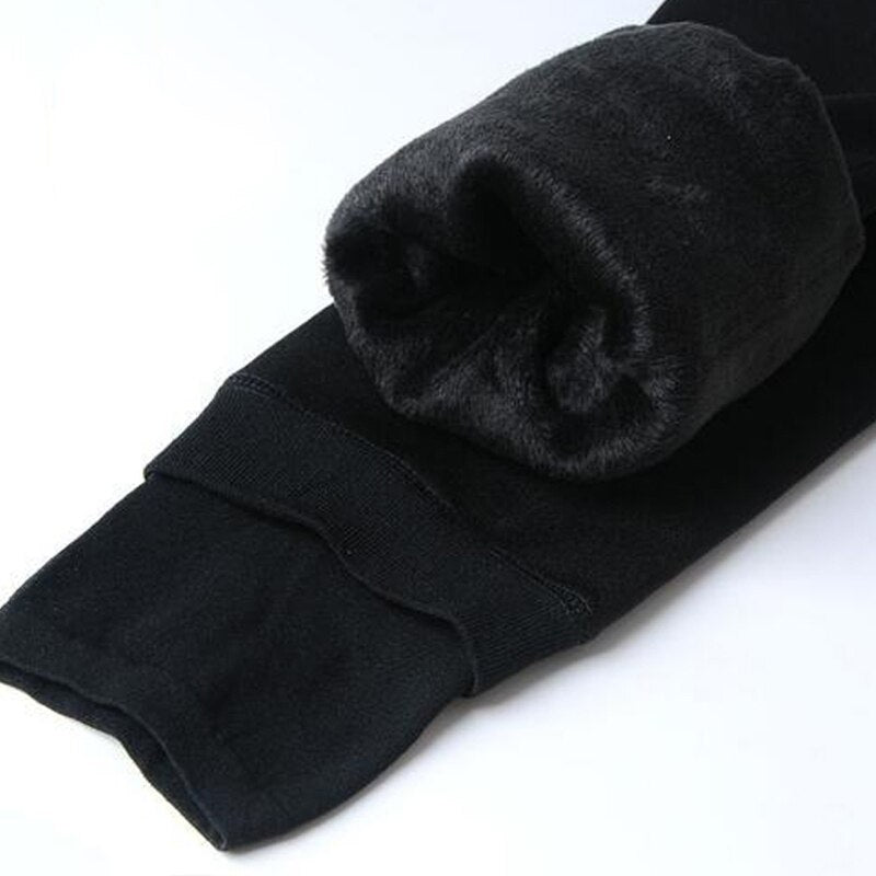 Varme tykke kashmir-vinterleggings (Pakke med 2 dele) - Urania