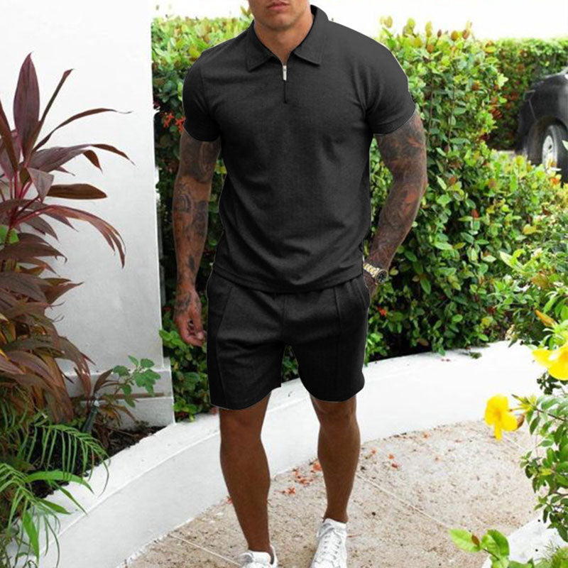 Sommeroutfit Polo & Short-sæt til mænd - Harald